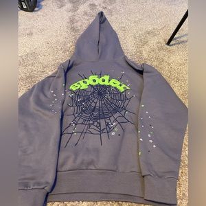 Brand new SP5DER hoodie Slate Grey